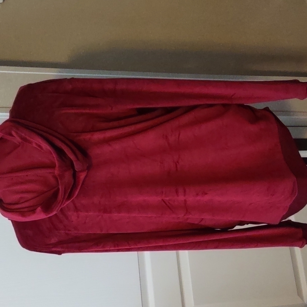 ruby & Lace Maternity Velvet Front Zipper Jacket Size L - Picture 5 of 8